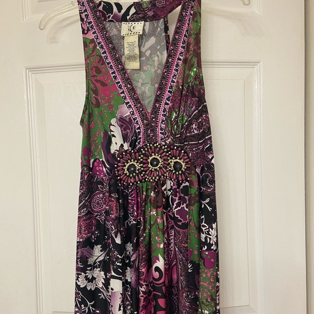 Long purple Maxi Dress